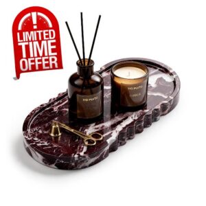 Red Marble Tray