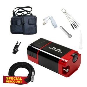 only compressor with 20-50psi pressure don't includ airbrush                                                          High-Capacity10-Level Adjustable Air Pressure airbrush compressor for Art Creation scenario Use