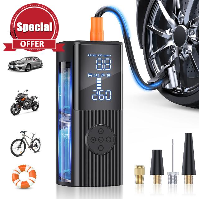 Tire Inflator Portable Air Compressor