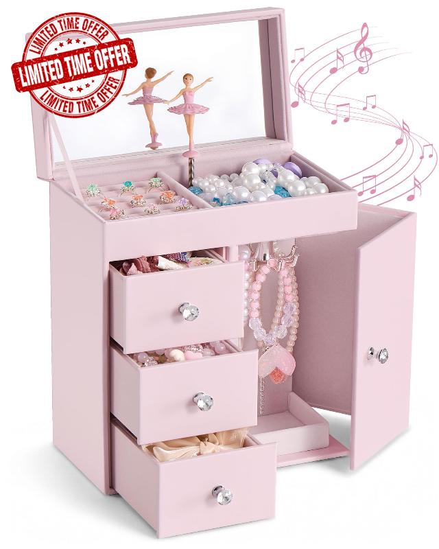 Lolalet Music Jewelry Box for Girls