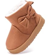 BMCiTYBM Baby Winter Snow Boots Boys Girls Infant Walking for Cold Weather | Non-Slip Warm Faux F...