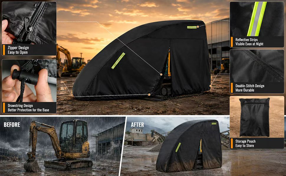 Waterproof, Windproof, Dustproof, UV-resistant