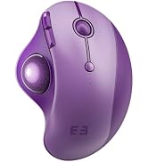 seenda Wireless Trackball Mouse, Bluetooth Ergonomic Rollerball - Rechargeable Multi-Device USB/B...