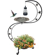 OUISJYER 12" Heated Bird Bath for Outside, 3" Deep Bowl with 70W Heater | 24V Winter Bird Waterer...