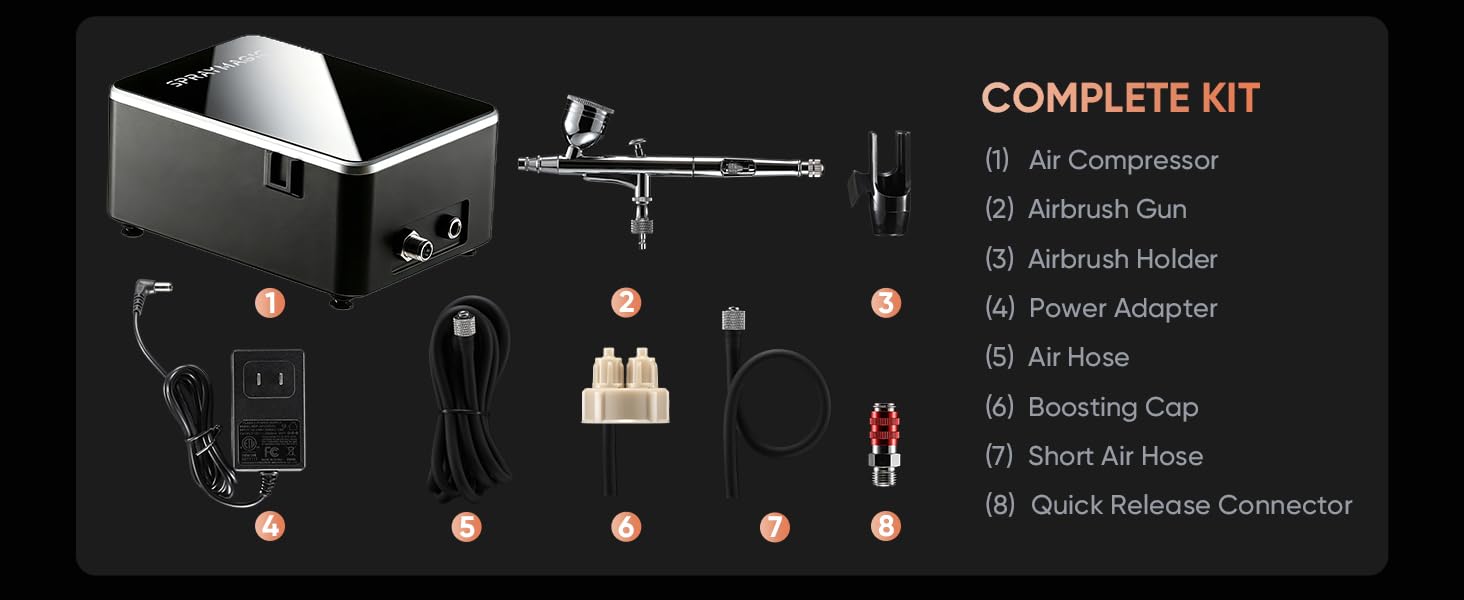 Air Brush Kit With Air Compressor.