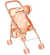 Convertible Combo Baby Doll Stroller for 3 Year Old Girls & Up | Play Toy Baby Stroller for Dolls...