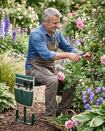 Garden Kneeler and Seat Set
