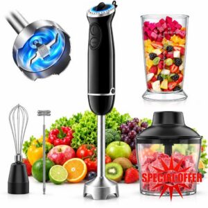 5-in-1 Immersion Blender Handheld 1000W