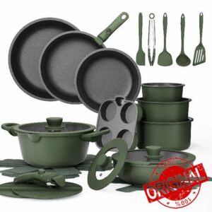 28Pcs Pots and Pans Set Non Stick