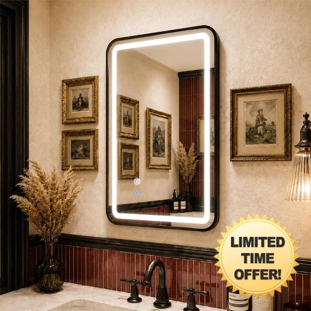 24"X32" LED Bathroom Mirror