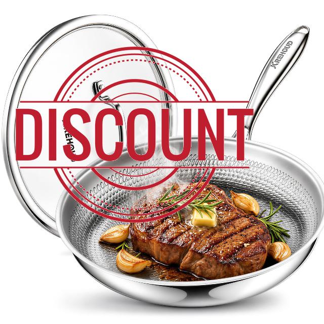 Okura Titanium Pans for Cooking