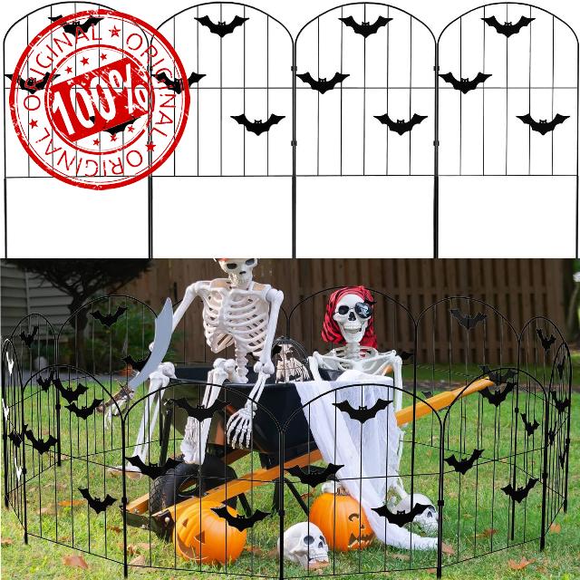 10 ft x 24 in Halloween Garden Fence
