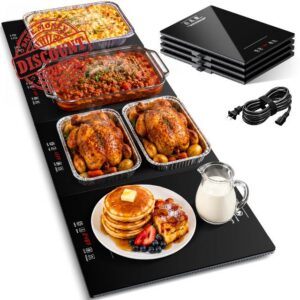 48" x 16" 4-Panel Electric Warming Tray