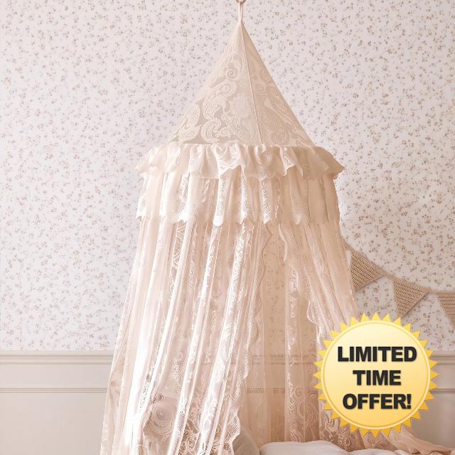 SmoothNovelty Beige Bed Canopy