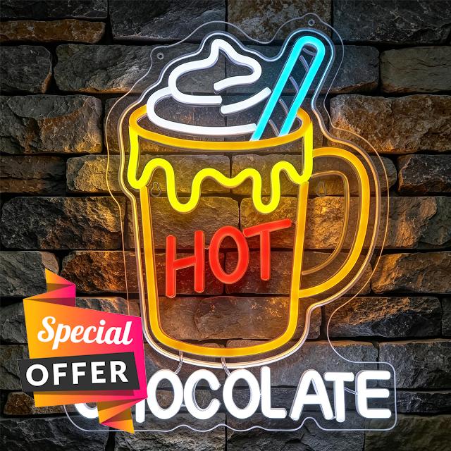 Hot Chocolate Neon Sign