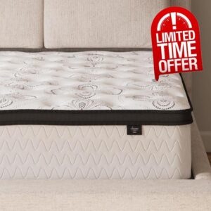 Signature Design by Ashley 12 Inch Hybrid Queen Mattress in a Box                                                          Medium Firm comfort with CertiPUR-US certified gel memory foam
