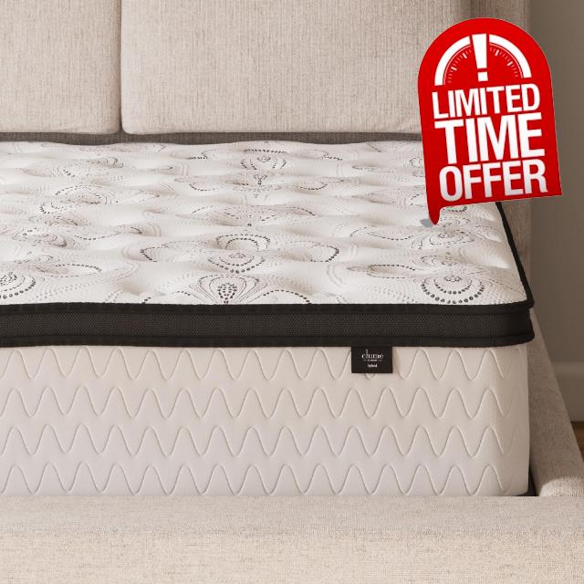 Signature Design by Ashley 12 Inch Hybrid Queen Mattress in a Box                                                          Medium Firm comfort with CertiPUR-US certified gel memory foam