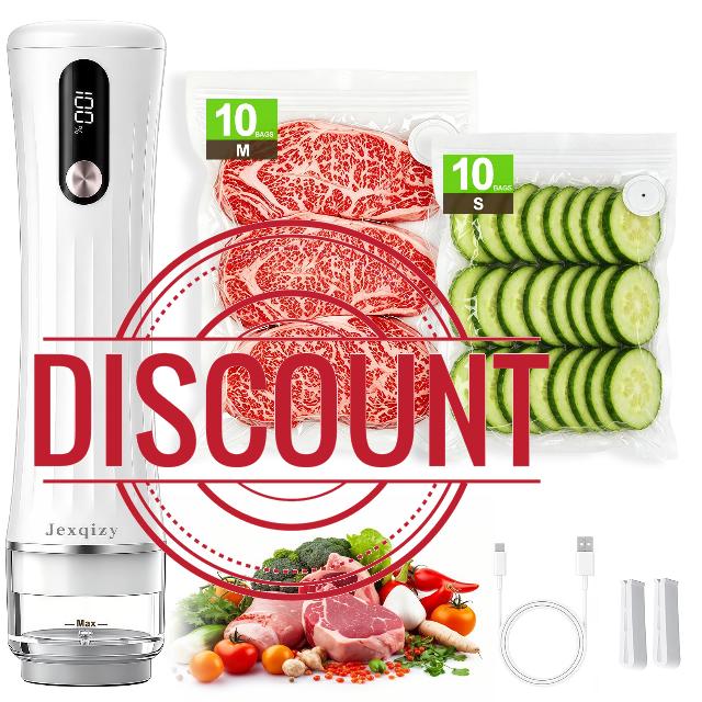 Vacuum Sealer for Food with LED Display