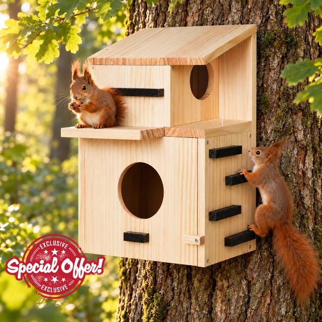 Squirrel House for Outside