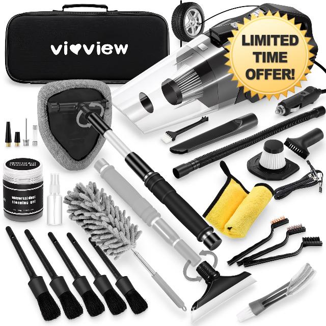 25Pcs Car Cleaning Kit