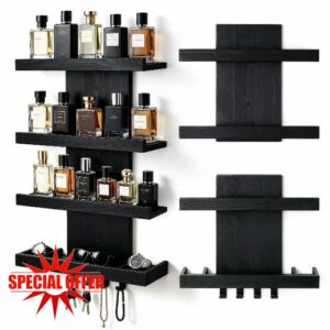 Wall-Mounted Cologne Organizer for Men