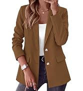 BTFBM Blazers for Women Business Casual Outfits Work Fall Clothes 2026 | Breasted Notch Lapel, Lo...