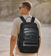 leather backpack