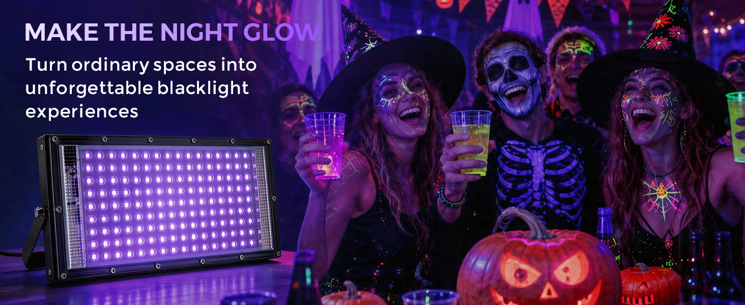 2pack black light Halloween