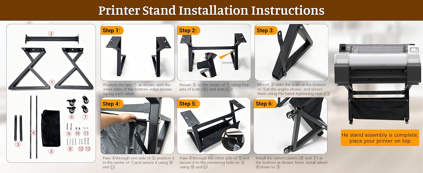 Printer Stand Fit for Canon