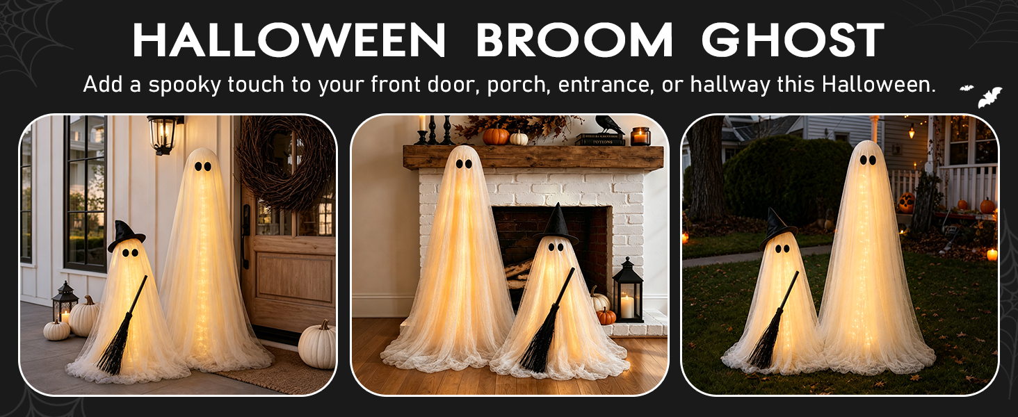 Spooky Ghost Halloween Decor Indoor