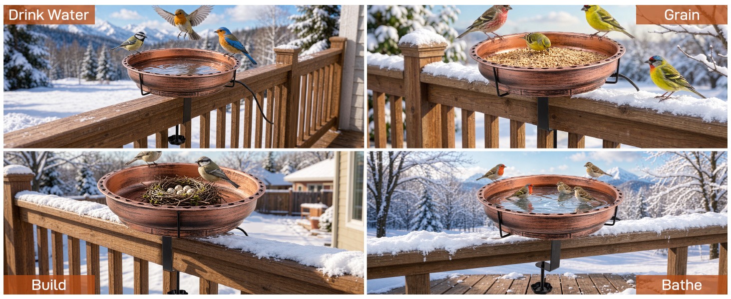 heated bird baths