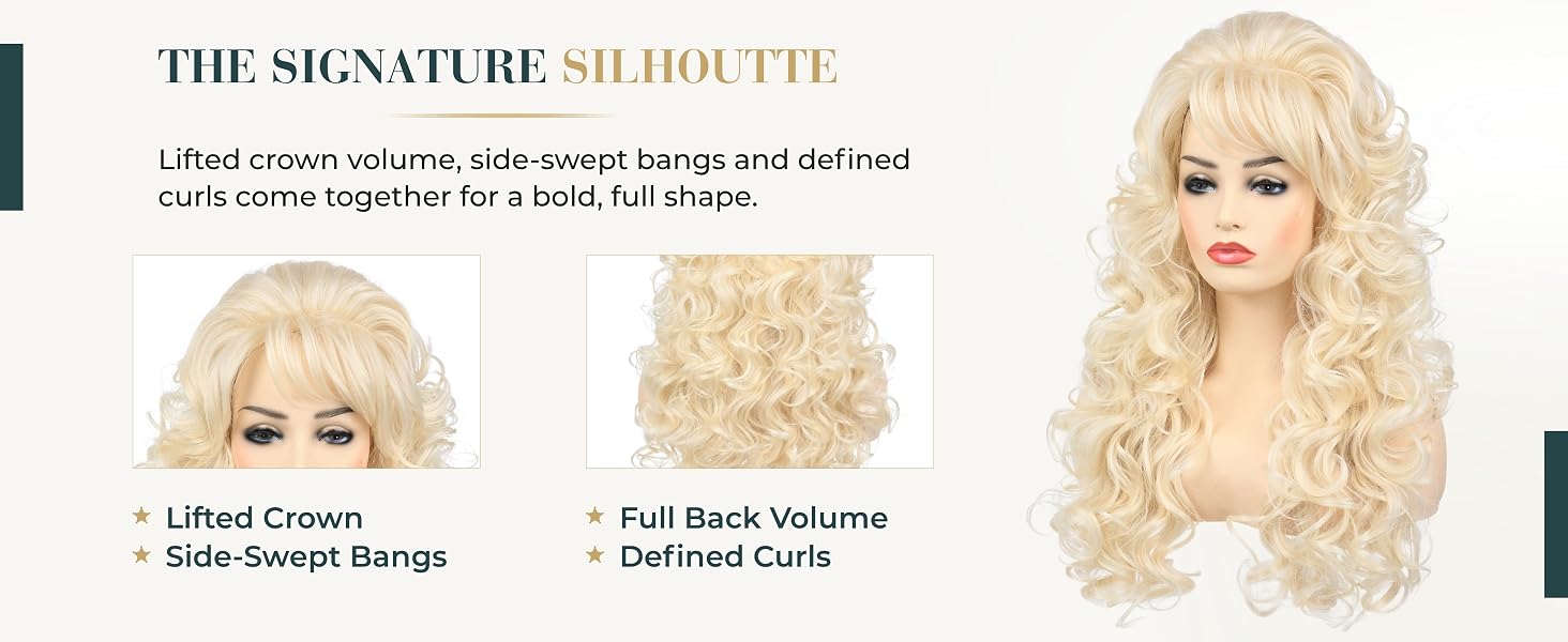 blonde wig