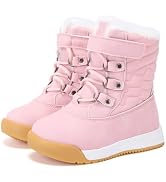 BMCiTYBM Toddler Baby Snow Boots Baby Boys Girls Winter Walking Shoes | Infant Booties, Non-Slip,...