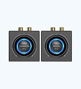 1Mii 2.4GHz Wireless Audio Transmitter Receiver Set (1 TX+1 RX) for TV, 262Ft/80M Long Range 25ms...