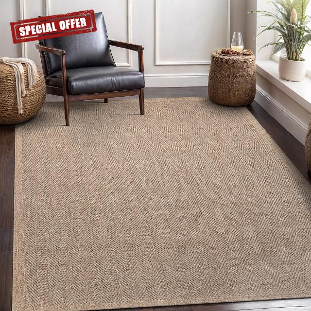 CAMILSON Easy Jute Rug 8x10