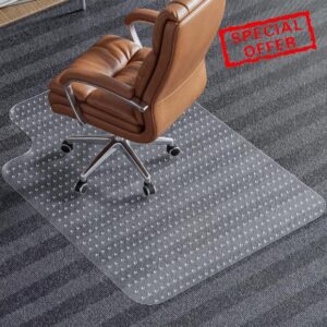 Peleus Office Chair Mat for Low Pile Carpet with Lip