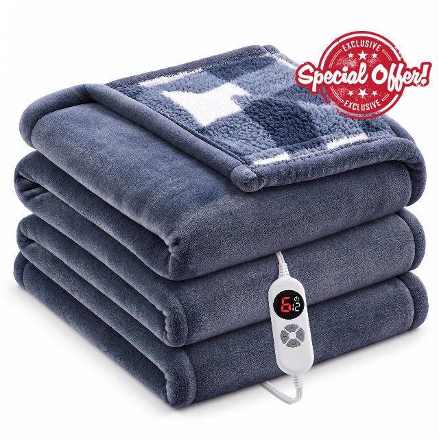 Heated Blanket Twin 62x84