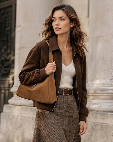 befen Genuine Leather Hobo Purses for Women, Small Shoulder Crossbody Bags | Mini Crescent Bags w...