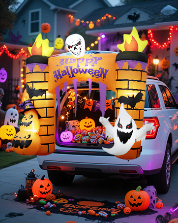 Halloween Inflatables Witch Decorations