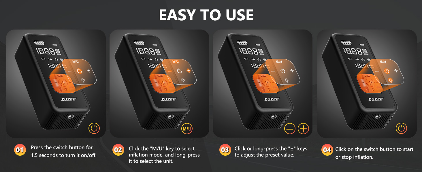portable tire inflator