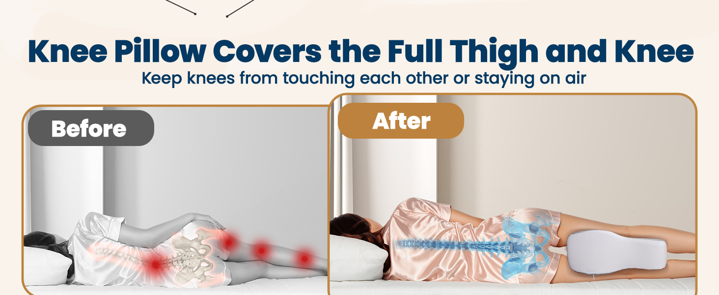 between leg pillow for side sleepers