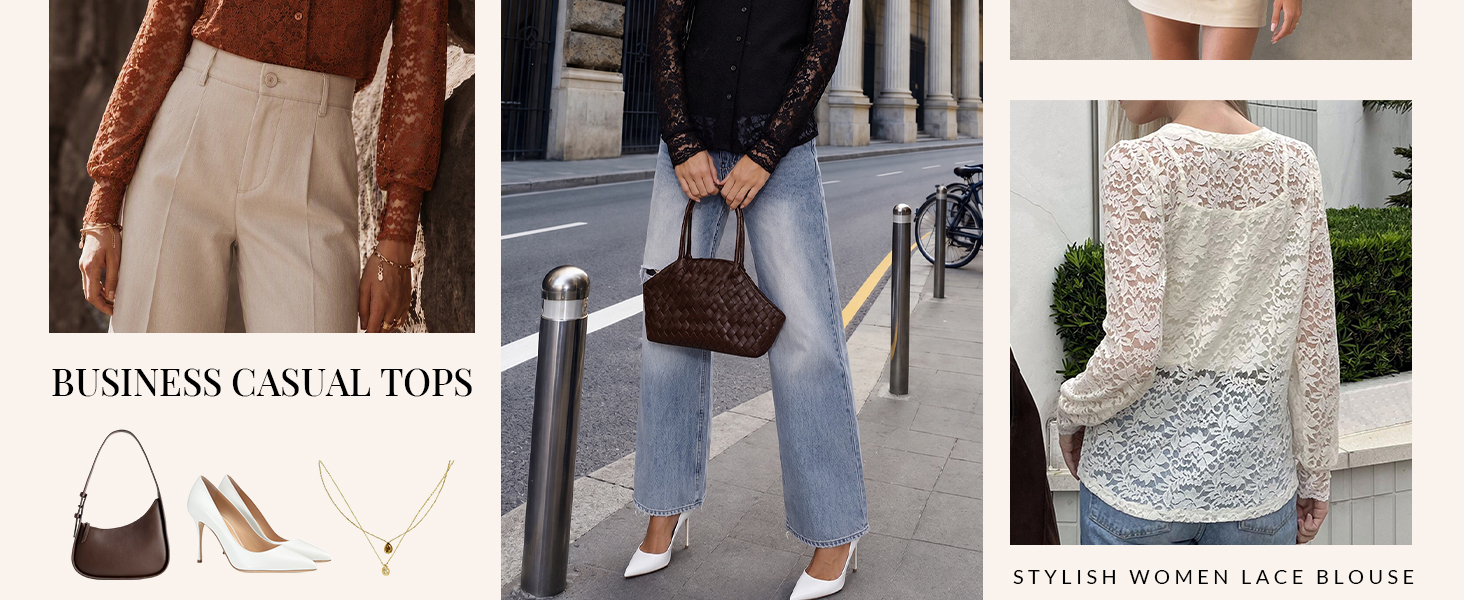 lace blouses for women