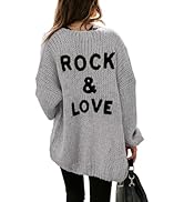 PRETTYGARDEN Women's Long Sleeve Open Front Knit Cardigans Sweaters Soft Loose Draped Coat Outerwear