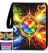 MTG Card Sleeves with 100 Pcs, Waterproof Textured Back Art Sleeves Deck Protector, HD Clear Fron...