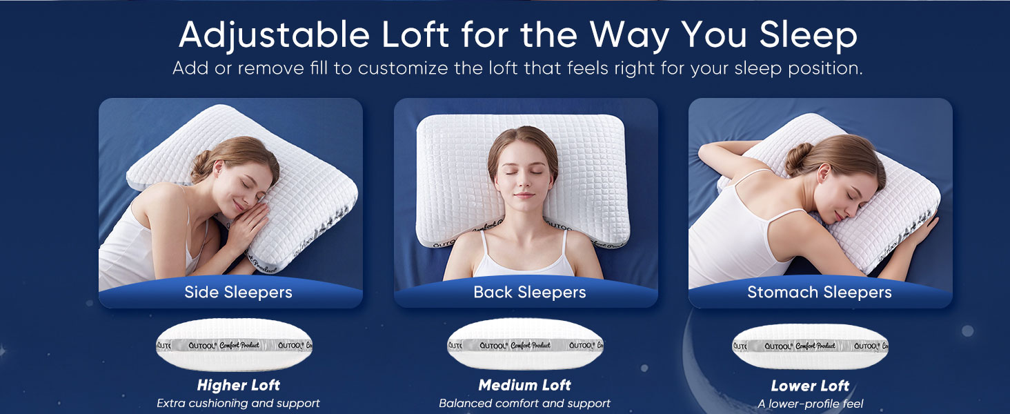 Adiustable Loft for the Way You Sleep