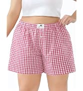 COOTRY Boxer Shorts, Plaid Shorts