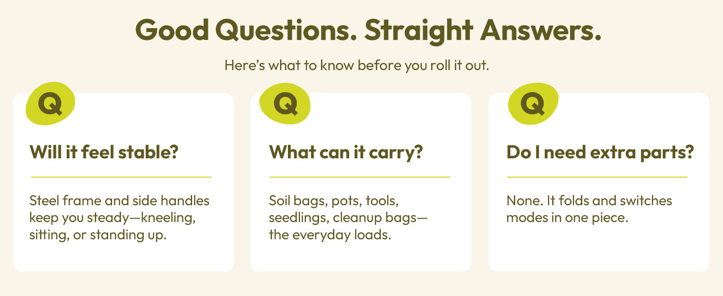 Answers to common questions about stability,