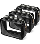 CODVELA Large Travel Makeup Bag, PU Leather Cosmetic Organizer, Brown | Large-Capacity Toiletry B...