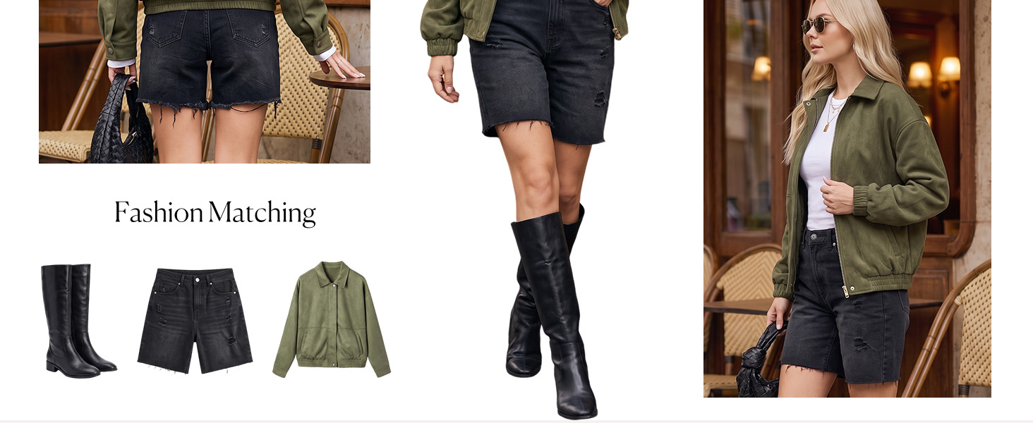 Zip Up, Lapel Collar, Ribbed Hem, Pockets, Cropped, Streetwear, Fall Fashion Clothes