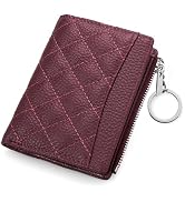 befen Genuine Leather Quilted Wristlet Clutch Wallets Purse for Women RFID Zip Around Designer Wa...